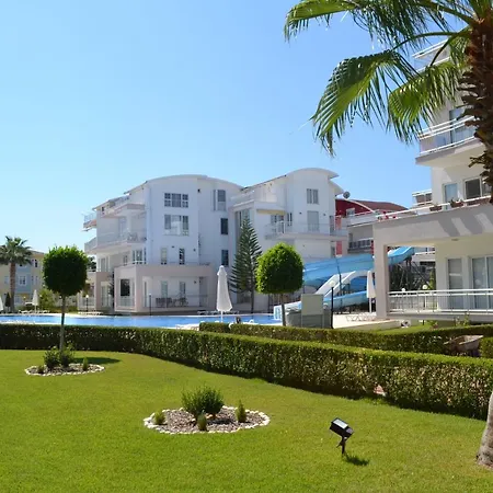 Antalya 3 Nirvana Club Ground Floor Two Bedrooms Pool View With Water Slide Close To Center Apartament